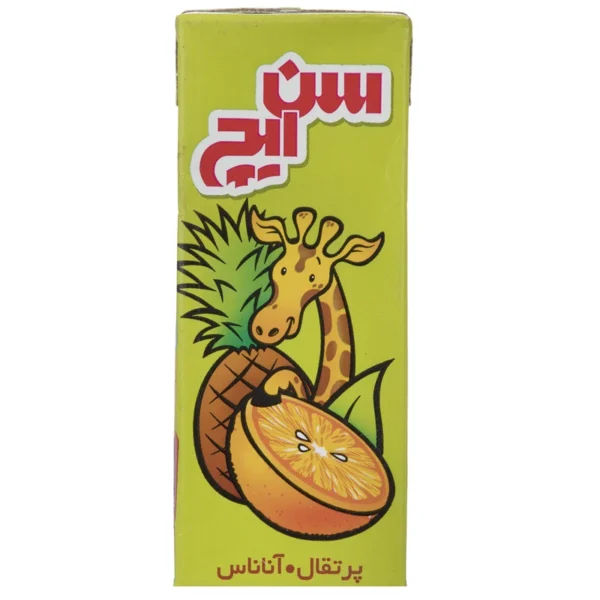 نوشیدنی بدون گاز پرتقال آناناس سن ایچ مقدار 200 میلی لیتر