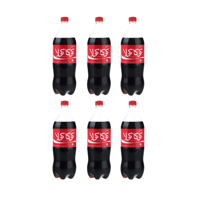 qualityq_90-10322 نوشابه کولا کوکاکولا - 1.5 لیتر بسته 6 عددی - تصویر 1