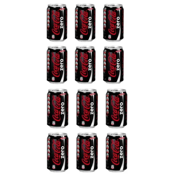 نوشابه کولازیرو کوکاکولا - 330 میلی لیتر بسته 12 عددی