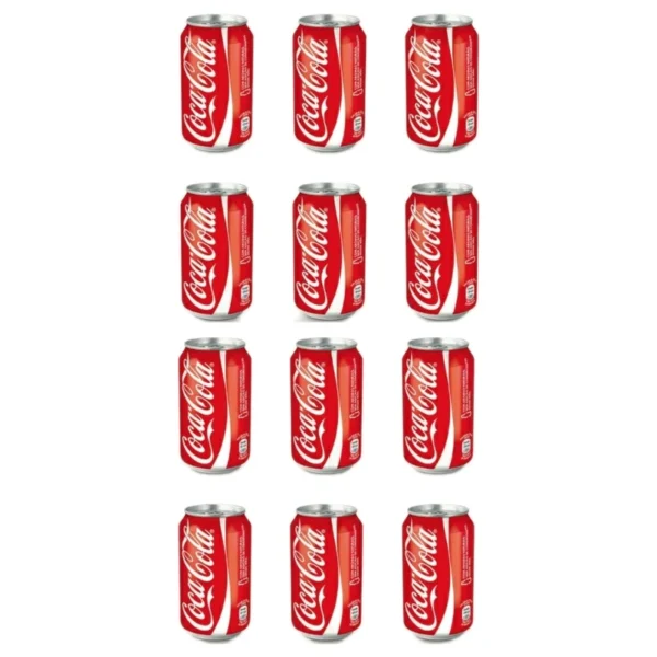 نوشابه کولا کوکاکولا - 330 میلی لیتر بسته 12 عددی