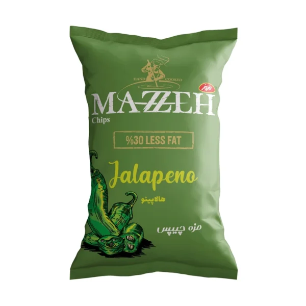 مزه چیپس با طعم هالاپینو مزمز - 65 گرم