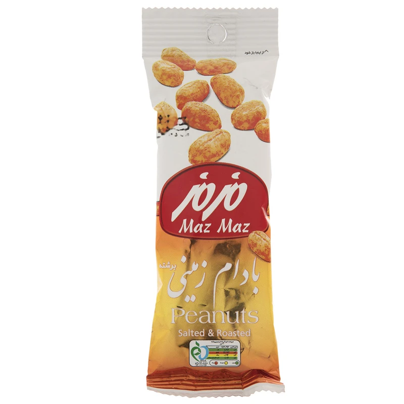 qualityq_90-10981 بادام زمینه برشته مزمز مقدار 35 گرم - تصویر 1