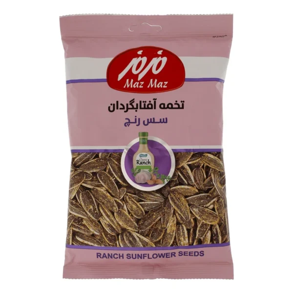 تخمه آفتابگردان با طعم سس رنچ مزمز - 100 گرم