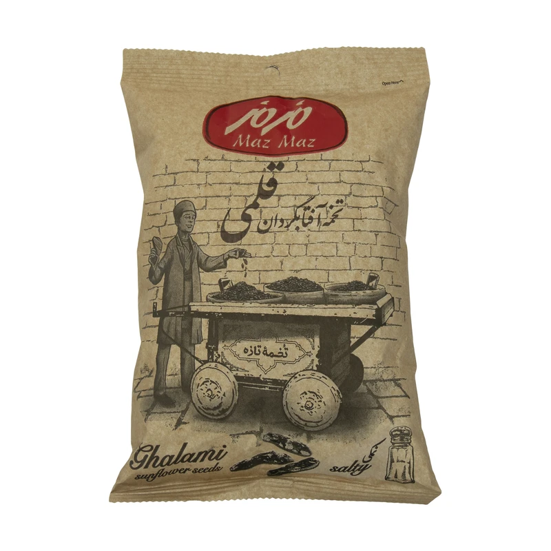 qualityq_90-11188 تخمه آفتابگردان مزمز - 100 گرم - تصویر 1