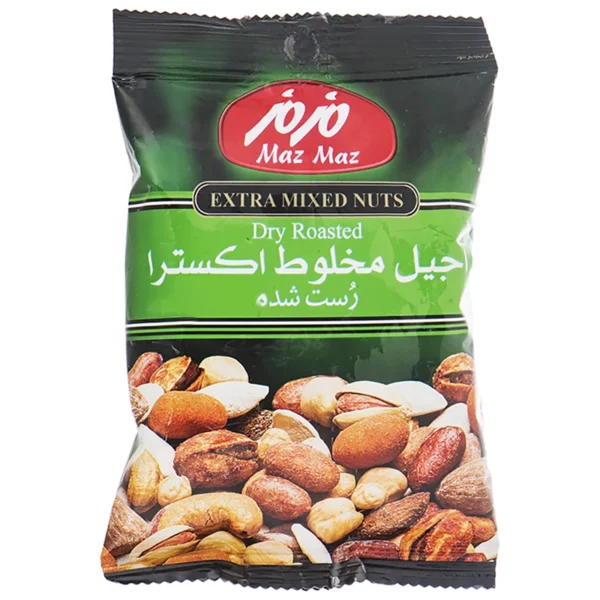آجیل مخلوط اکسترا مزمز مقدار 50 گرم