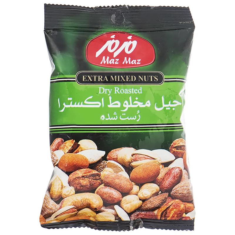 qualityq_90-11366 آجیل مخلوط اکسترا مزمز مقدار 50 گرم - تصویر 1
