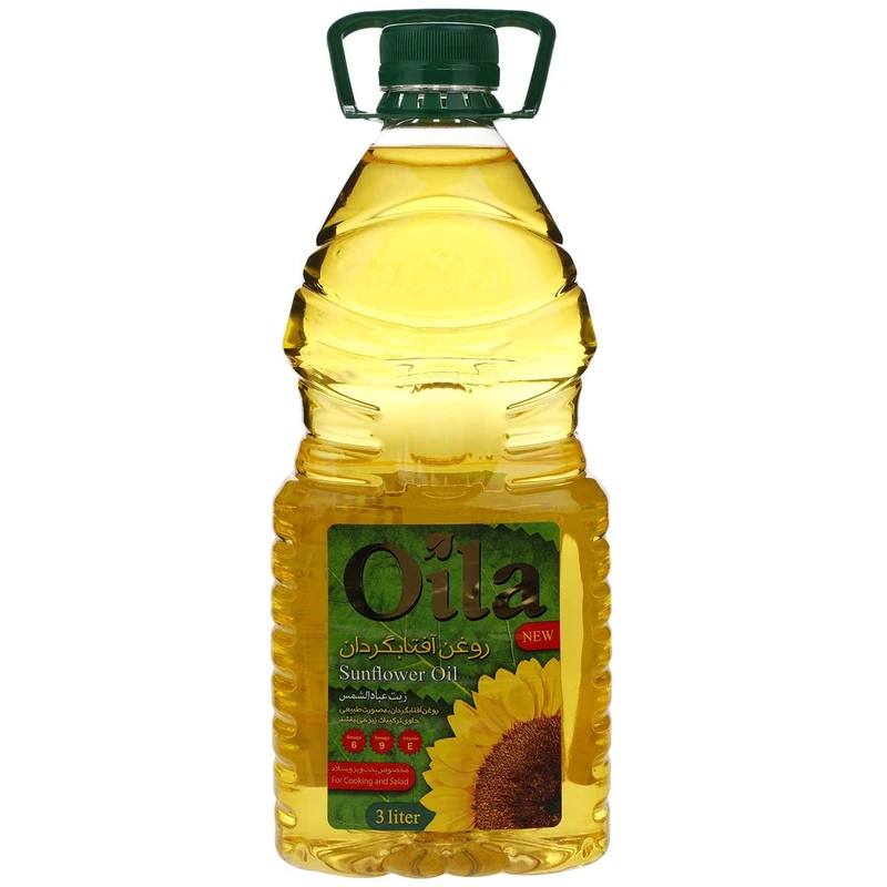 qualityq_90-12060 روغن مایع آفتابگردان اویلا - 3 لیتر - تصویر 1