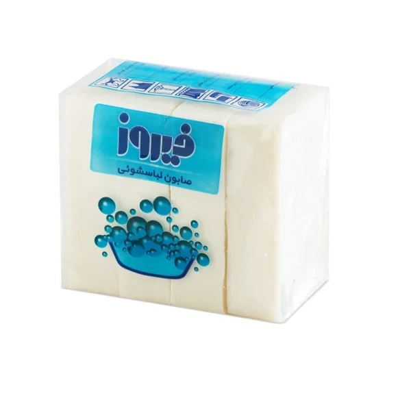 صابون لباسشویی فیروز بسته 4 عددی
