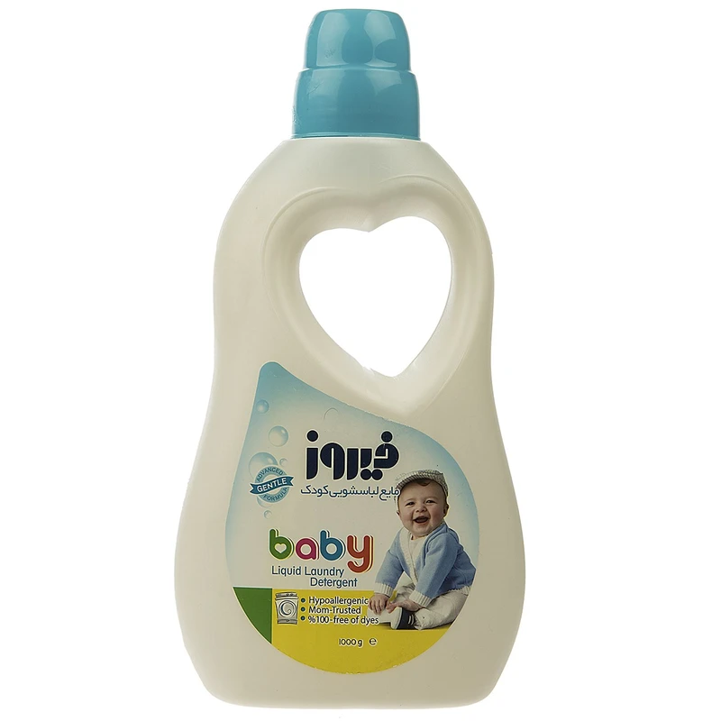 qualityq_90-13539 مایع لباسشویی کودک فیروز مدل Baby مقدار 1000 گرم - تصویر 1