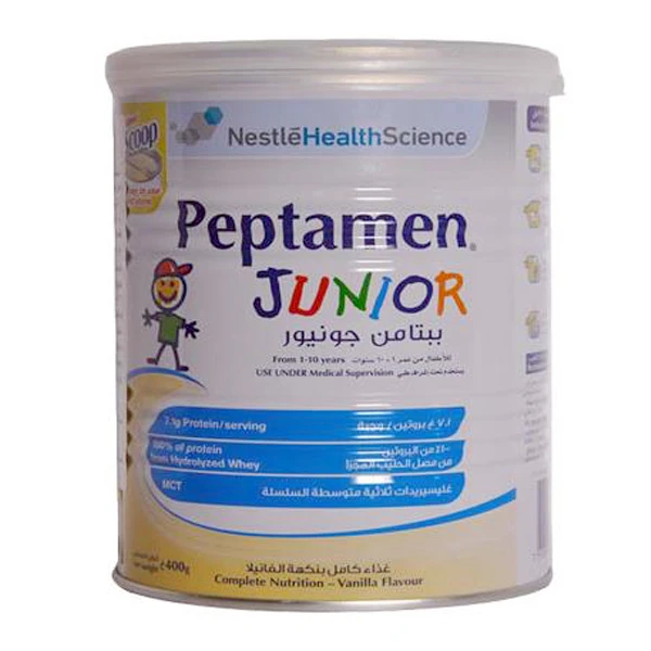 qualityq_90-13914 غذای کمکی کودک پتامین نستله مدل جونیور با طعم وانیل وزن 400 گرم - تصویر 1