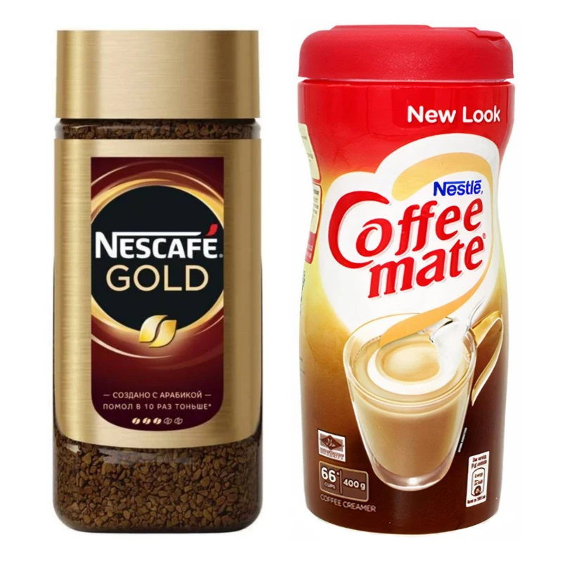 qualityq_90-13924 قهوه فوری گلد نسکافه - ۱۹۰ گرم به همراه کافی میت نستله - ۴۰۰ گرم - تصویر 1