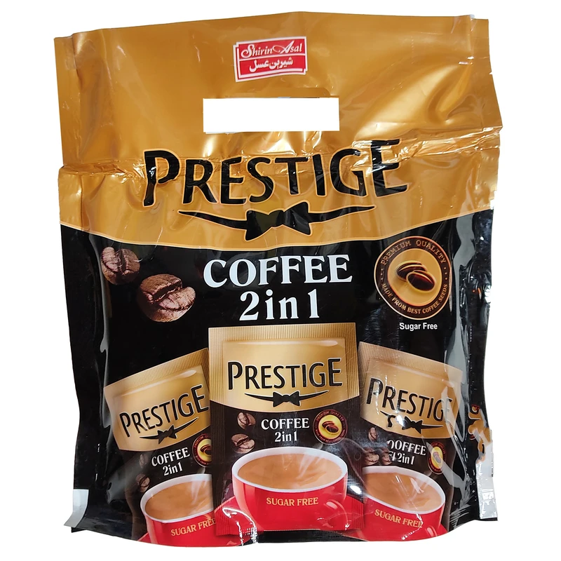 qualityq_90-14490 کافی میکس بدون شکر پرستیژ شیرین عسل - 18 گرم بسته 20 عددی - تصویر 1