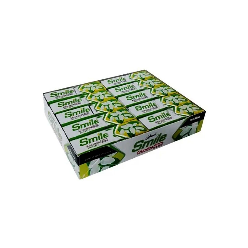 qualityq_90-14498 آدامس اسمایل ماستیک شیرین عسل بسته 20 عددی - تصویر 1