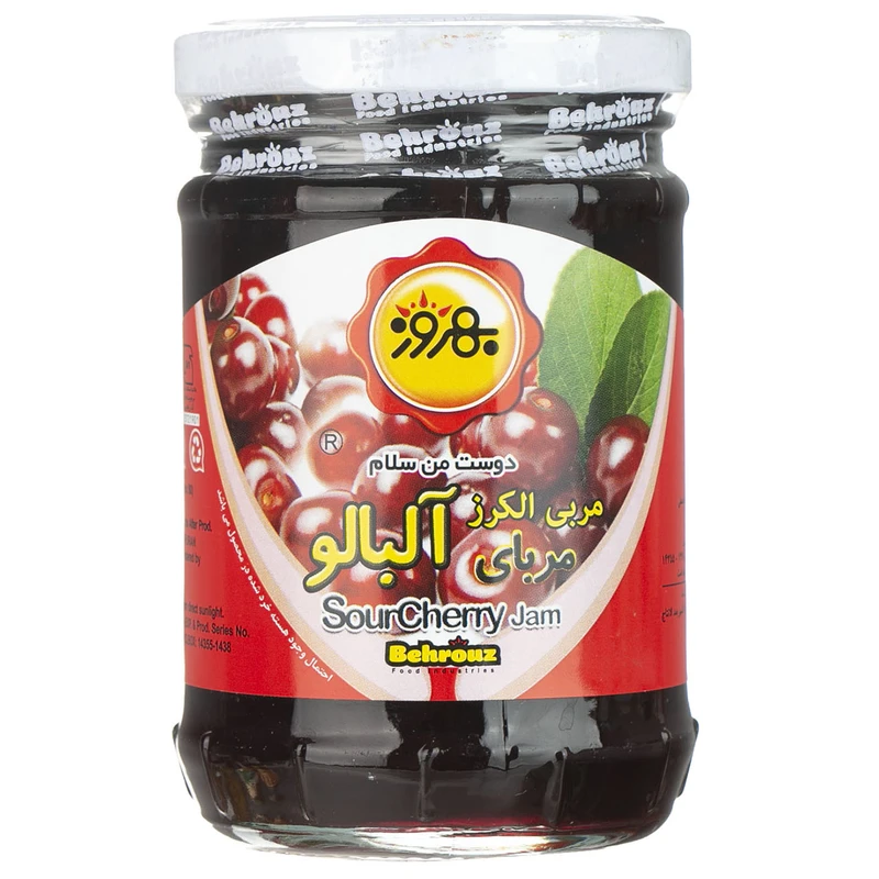 qualityq_90-15480 مربای آلبالو بهروز - 320 گرم - تصویر 1