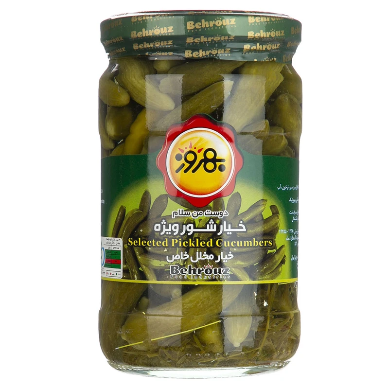 qualityq_90-15599 خیار شور ویژه بهروز مقدار 660 گرم - تصویر 1