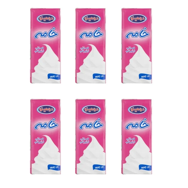 خامه دومینو - 200 میلی لیتر بسته 6 عددی