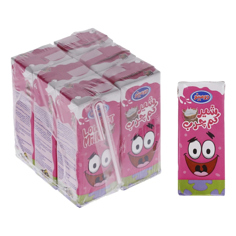 qualityq_90-16745 شیر کم چرب دومینو - 200 میلی لیتر بسته 6 عددی - تصویر 1