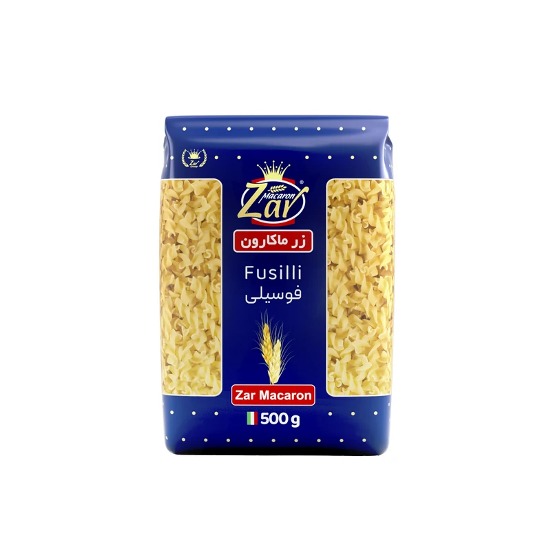 qualityq_90-17695 ماکارونی فوسیلی زر ماکارون مقدار 500 گرم - تصویر 1