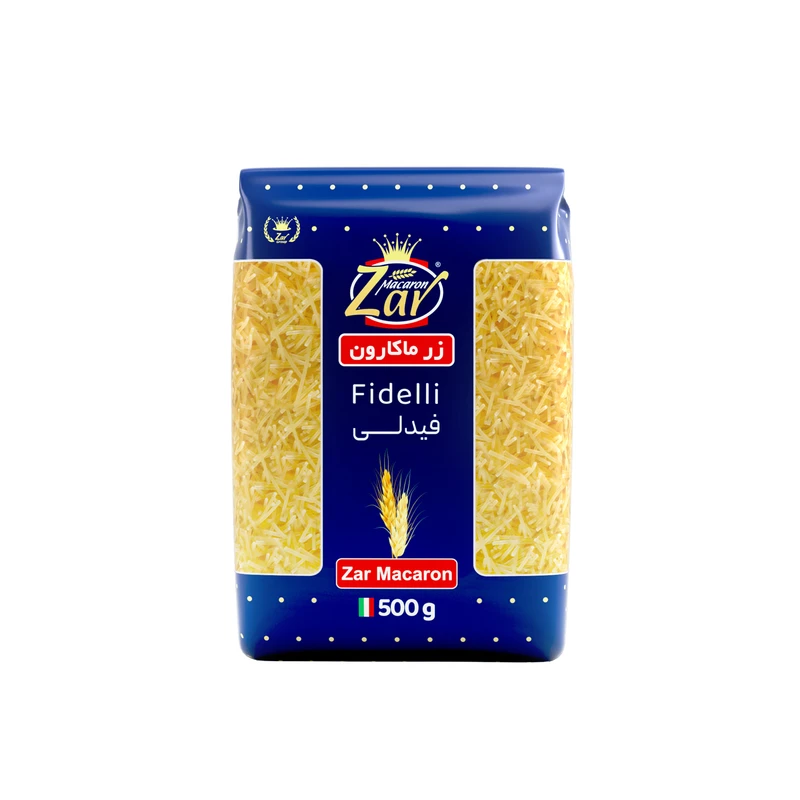 qualityq_90-17710 ماکارونی فیدلی سوپی زرماکارون مقدار 500 گرم - تصویر 1
