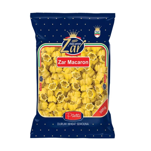 ماکارونی شقایق زر ماکارون مقدار 500 گرم