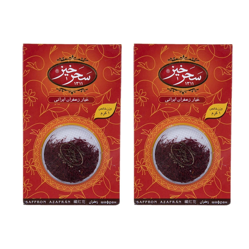 qualityq_90-18581 زعفران سرگل سحرخیز - 1 گرم بسته 2 عددی - تصویر 1
