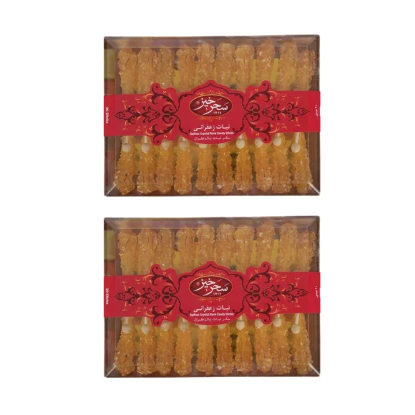 نبات چوبی زعفرانی کریستال سحرخیز 2 بسته 20 عددی