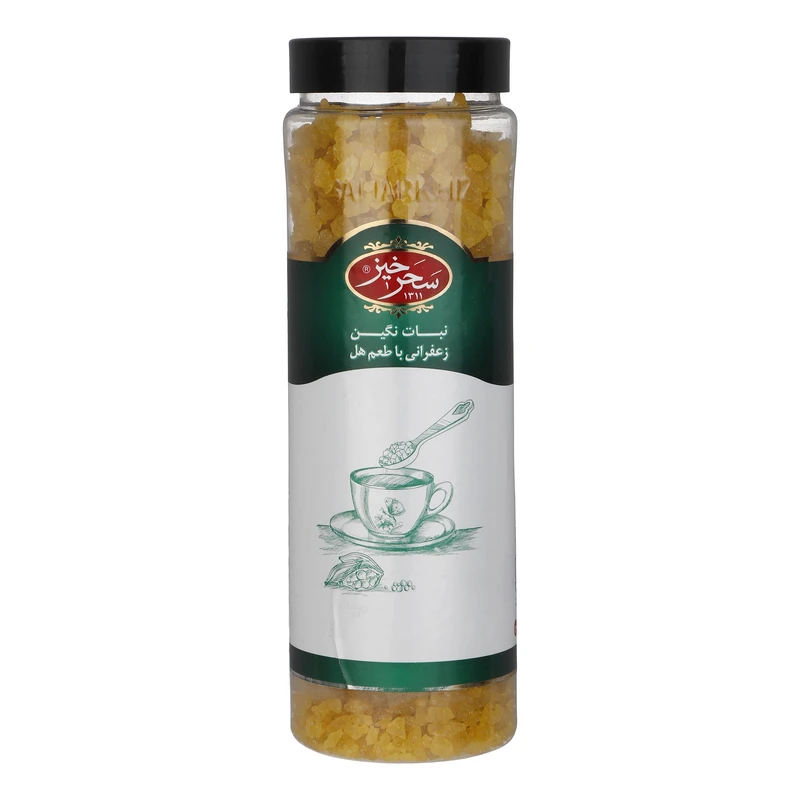 qualityq_90-19380 نبات نگین زعفرانی با طعم هل سحرخیز - 500 گرم - تصویر 1