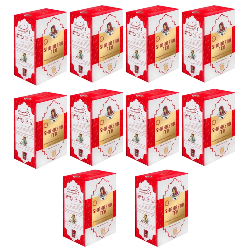 qualityq_90-19624 چای سیاه کلاسیک شهرزاد - 400 گرم بسته 10 عددی - تصویر 1