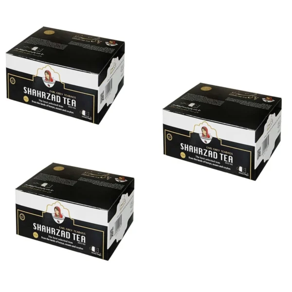 چای ارل گری کیسه ای شهرزاد - 100 گرم مجموعه 3 عددي