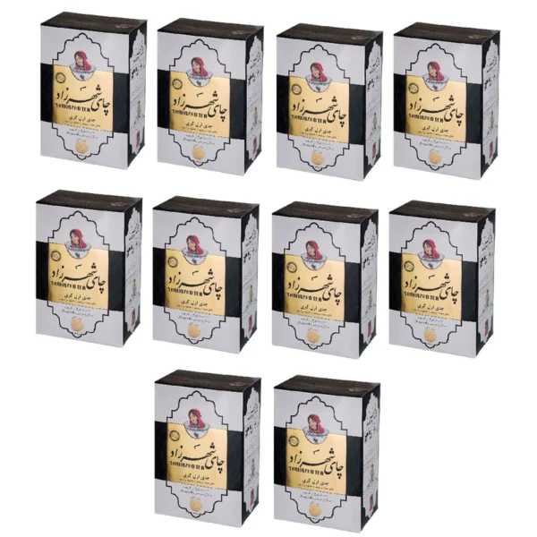 چای سیاه با عصاره برگاموت شهرزاد -  400 گرم بسته 10 عددی
