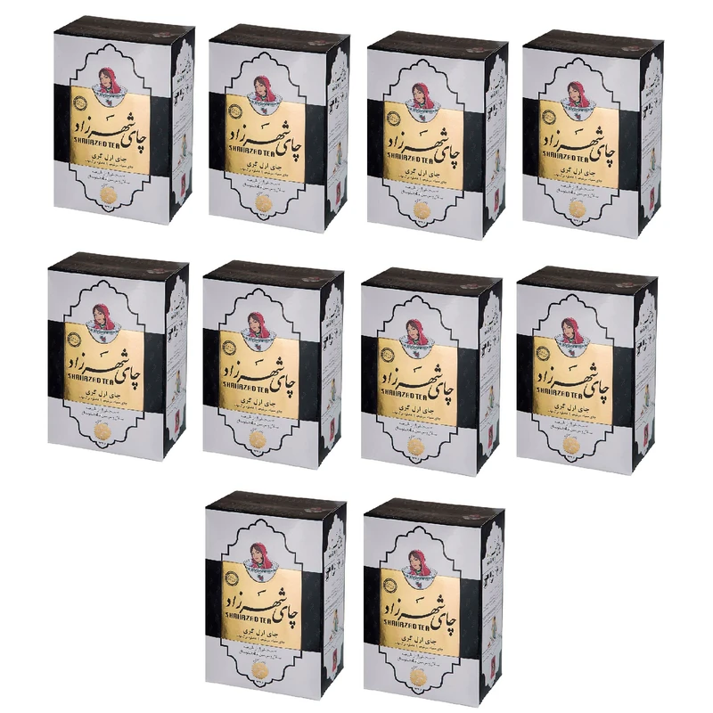 qualityq_90-20018 چای سیاه با عصاره برگاموت شهرزاد - 400 گرم بسته 10 عددی - تصویر 1