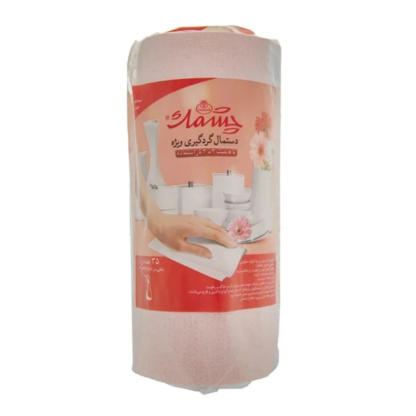 دستمال گردگیری چشمک مدل Pink Green Wipe