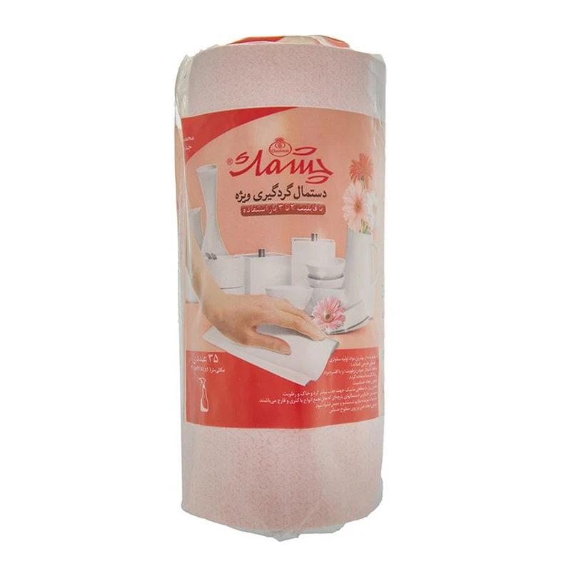 qualityq_90-20293 دستمال گردگیری چشمک مدل Pink Green Wipe - تصویر 1