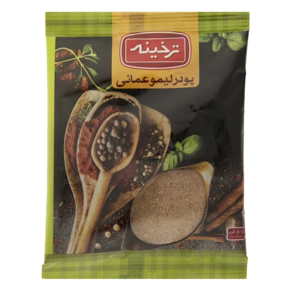 پودر لیمو عمانی ترخینه مقدار 50 گرم