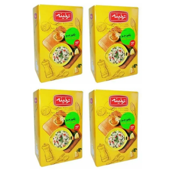 بلغور جو ترخینه 300 گرم بسته 4 عددی