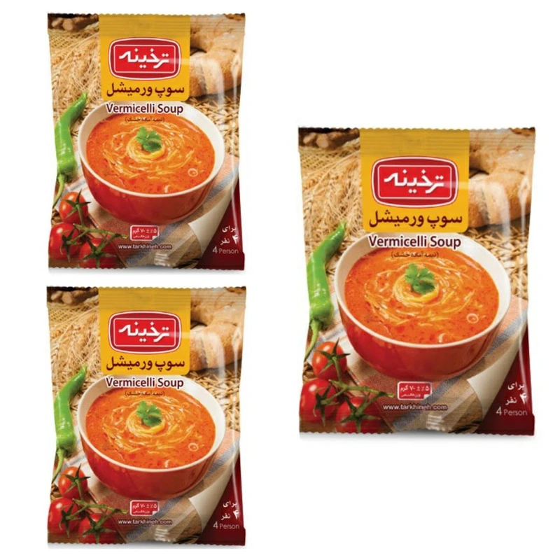 qualityq_90-22191 سوپ ورمیشل ترخینه -70 گرم بسته 3 عددی - تصویر 1
