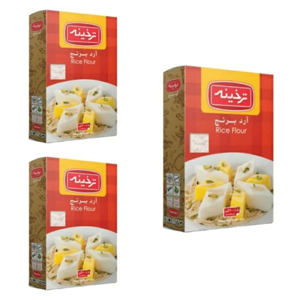 ارد برنج ترخینه -200 گرم بسته 3 عددی
