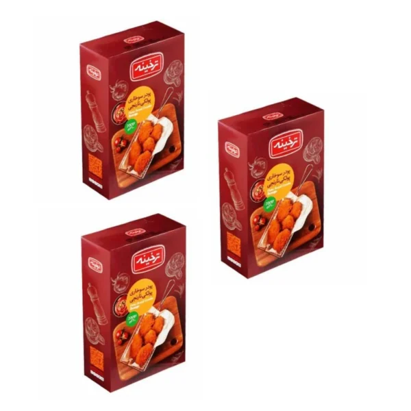 پودر سوخاری پولکی نارنجی ترخینه - 200 گرم بسته 3 عددی