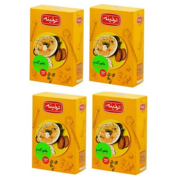 بلغور گندم ترخینه 300 گرم بسته 4 عددی
