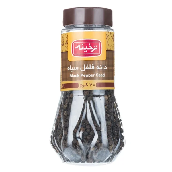 دانه فلفل سیاه ترخینه مقدار 70 گرم