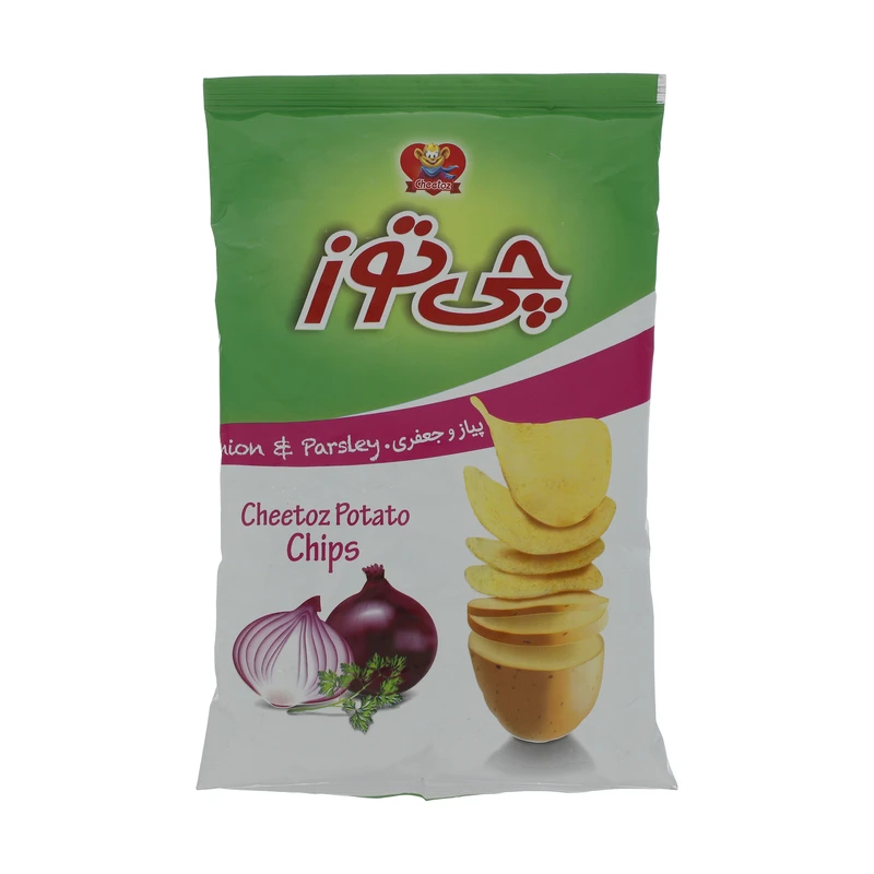 qualityq_90-22700 چیپس چی توز پیاز و جعفری - 65 گرم - تصویر 1