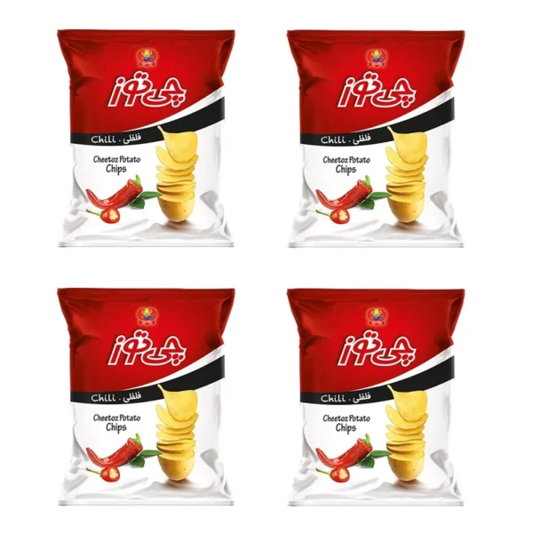 چیپس فلفلی چی توز - 30 گرم بسته 4 عددی