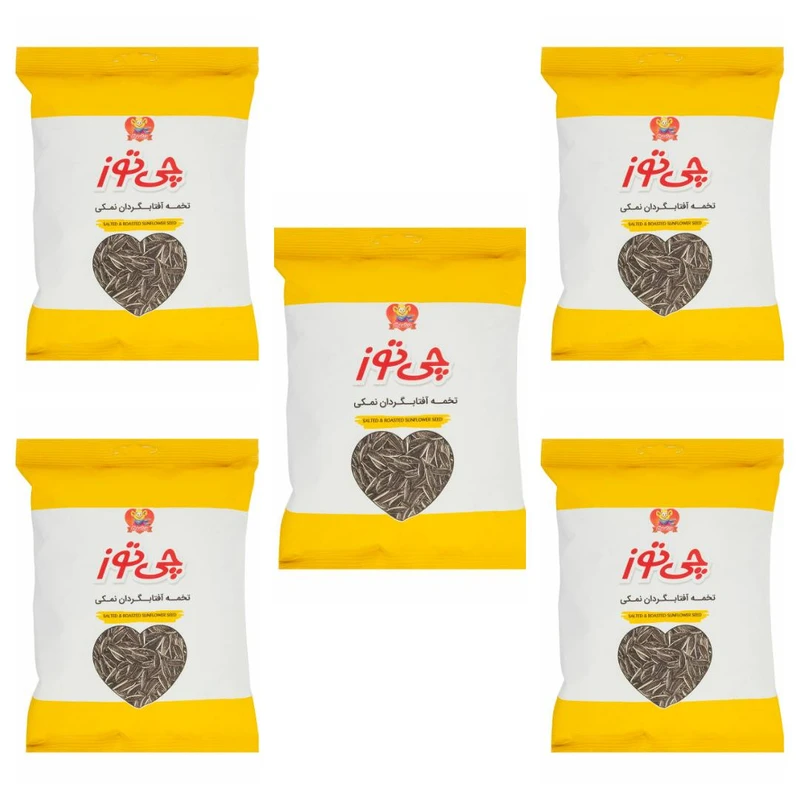 qualityq_90-23049 تخمه آفتاب گردان چی توز - 50 گرم بسته 5 عددی - تصویر 1