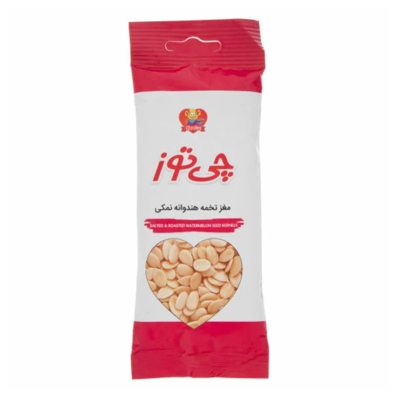 qualityq_90-23392 مغز تخمه هندوانه با طعم نمکی چی توز - 40 گرم بسته 12 عددی - تصویر 1