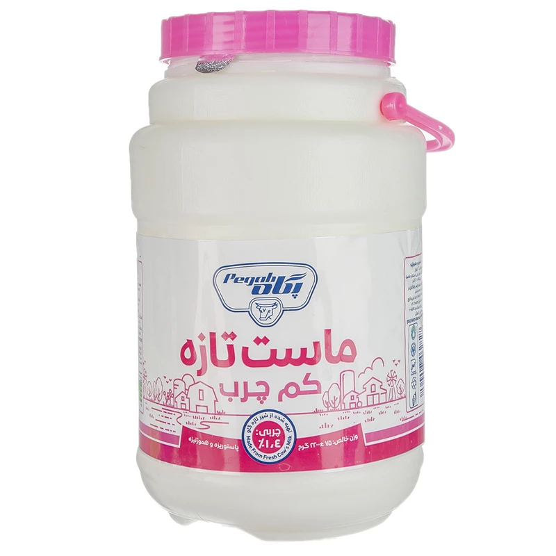 qualityq_90-23469 ماست تازه کم چرب پگاه مقدار 2000 گرم - تصویر 1