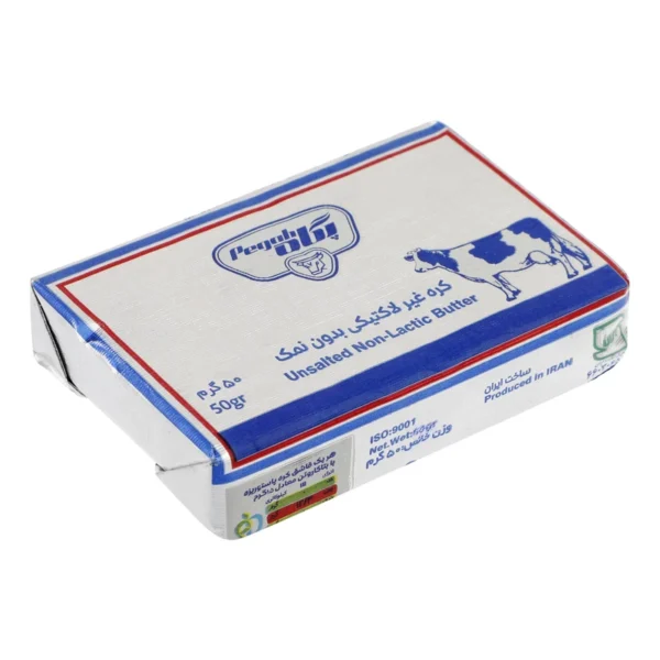 کره غیرلاکتیکی بدون نمک پگاه - 50 گرم