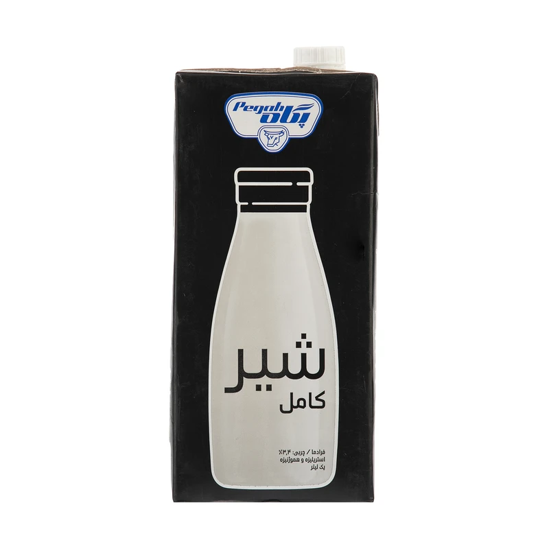 qualityq_90-23536 شیر کامل پگاه - 1 لیتر - تصویر 1