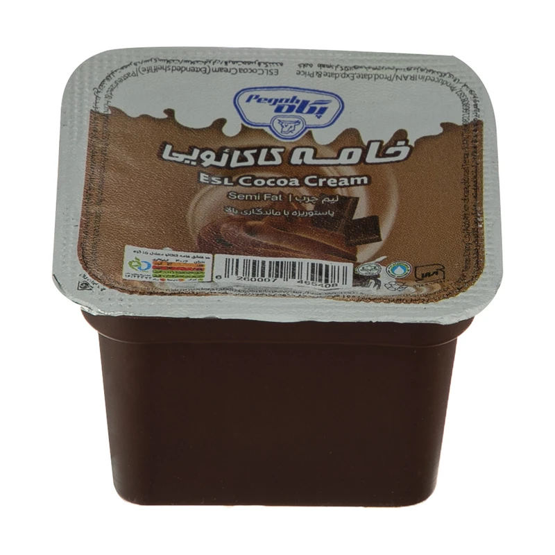 qualityq_90-23561 خامه کاکائویی پگاه - 100 گرم - تصویر 1