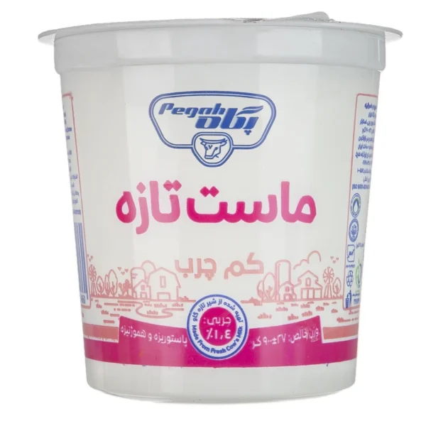 ماست کم چرب پگاه مقدار 900گرم