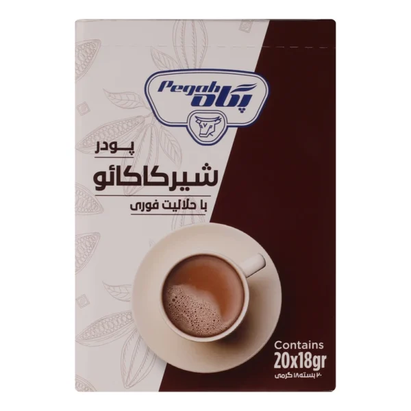 پودر شیر کاکائو پگاه - بسته 20 عددی